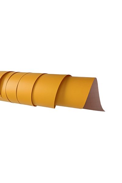 ESEMİZ White Furniture Covering - Durable Car Engine Foil, Matte Yellow Color, 126cm X 30cm