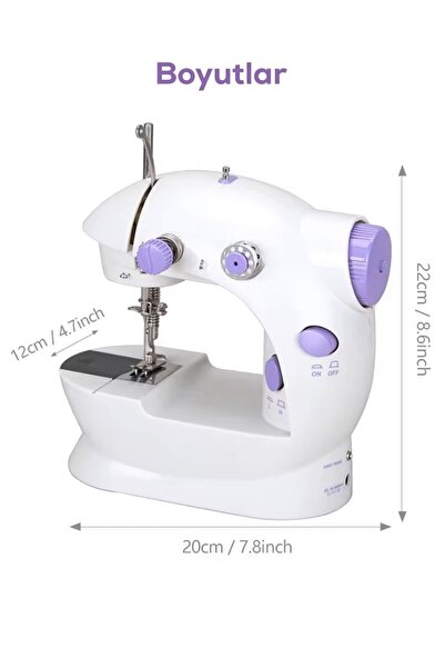 qasul Mini Pratik Dikiş Makinesi, Ev Tipi Dikiş Makinesi,Taşınabilir Dikiş Makinesi