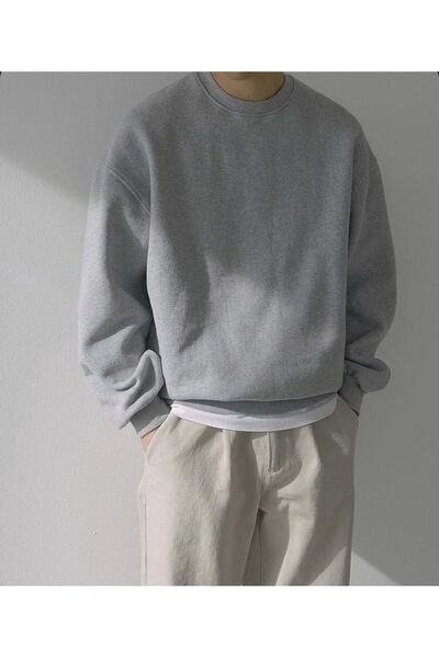 pandy سويت شيرت مدمج برقبة دائرية - 3 خيوط مرتفعة