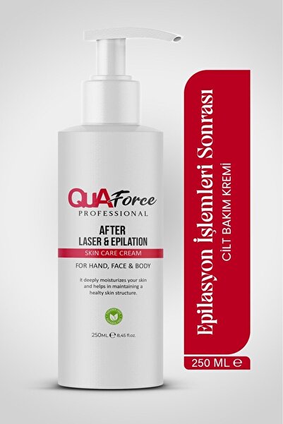 Genel Markalar Quaforce Lazer Epilasyon Ve Ağda Sonrası El,yüz,vücut Bakım Kremi 250 ml