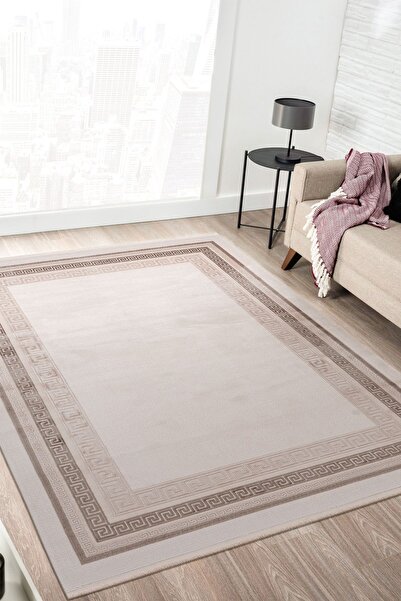 Enti Halı Miras 6814 Kahve Klasik Oturma Odası Halısı Salon Koridor Halısı Yolluk Makine Halısı