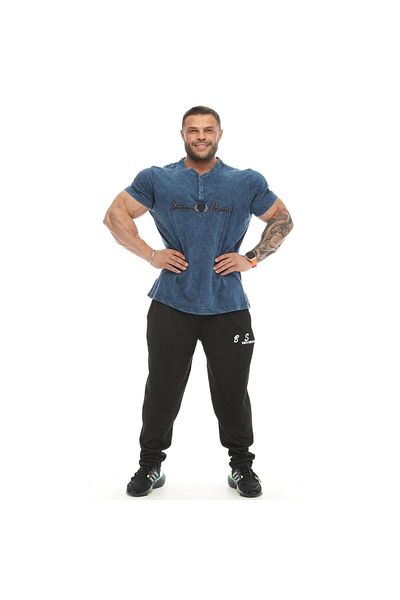 Big Sam Antique Blue Slim Fit T-Shirt - Style 2885