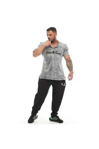 Big Sam Antique Washed Slim Fit T-Shirt - Style 2886