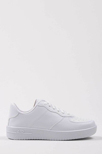 Glenz Pantofi sport albi pentru femei TS1016