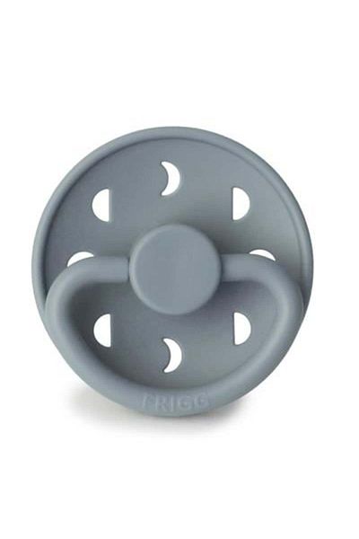 Frigg Sunflower Patterned Silicone Pacifier - Stone Blue, 6-18 Months