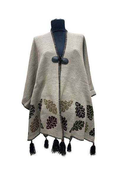 mim eşarp Akmoda - Thick Winter Knitwear Long Poncho