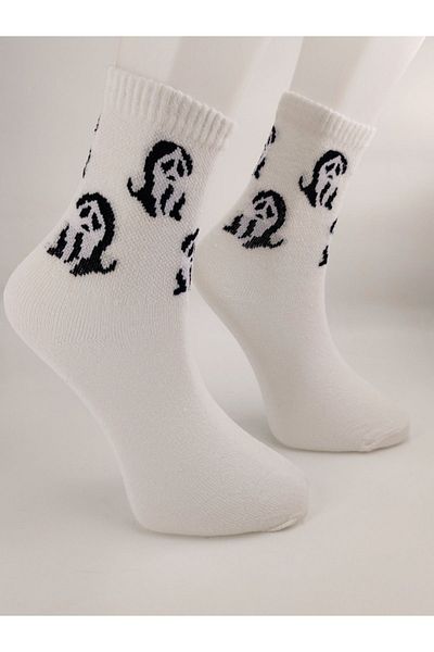 Shuttle Park Unisex Comics Fashion - Scream White College Κάλτσες