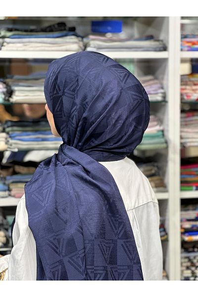 PİRAMİT Aura Logo Pattern Shawl