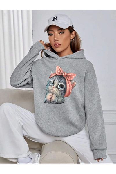 Pink Sky Φούτερ με κουκούλα Unisex με στάμπα