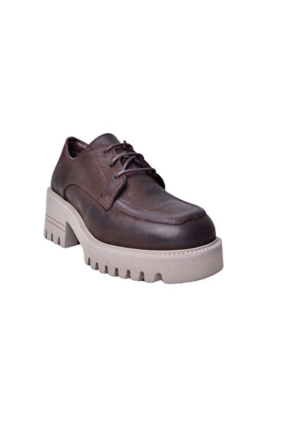 Mammamia D24KA-3085 Kahve Kadın Deri Ayakkabı