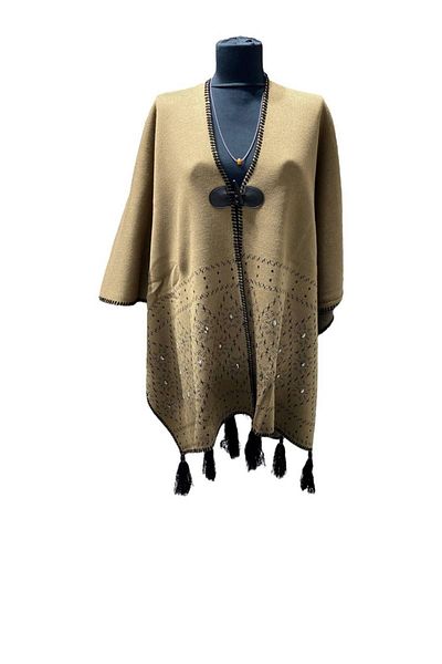 mim eşarp Akmoda - Thick Winter Knitwear Long Poncho