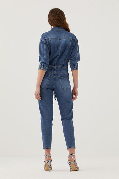 Pantamo Jeans Salopetă albastră învechită Pantamo Mid Tone Jumpsuit pentru femei