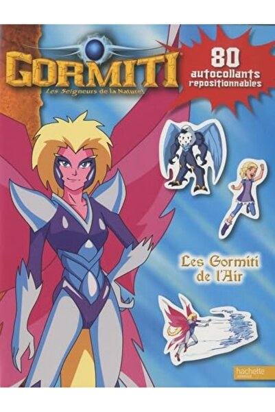 Hachette ملصقات Gormiti Planche De ملصقات Les Gormiti Des Airs 80 Autocolants Repositionnables