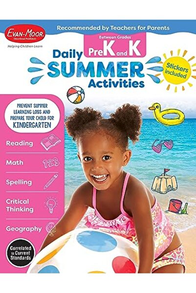Evan Moor Educational الأنشطة الصيفية اليومية بين مرحلة ما قبل الروضة ومرحلة ...