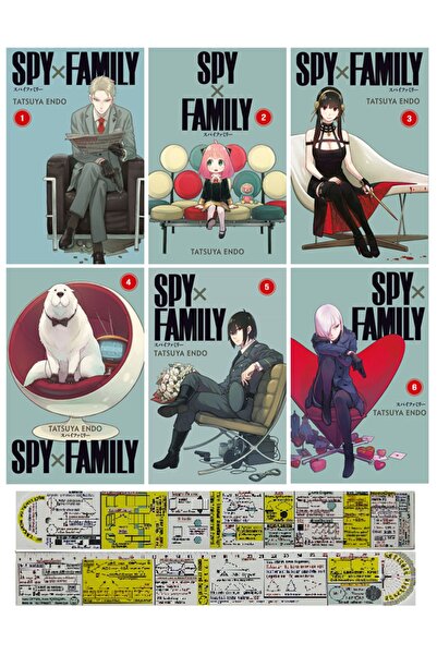 Gerekli Şeyler Yayıncılık Spy x Family 1-2-3-4-5-6. Ciltler Manga Seti + Mat....