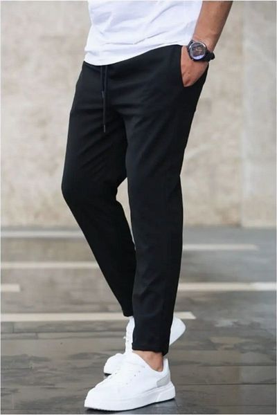 Offbeat Men's Jogger Trousers - Waist Tied, Double Leg