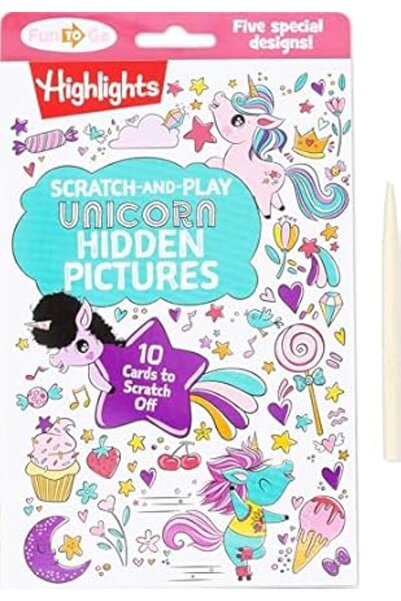 Penguin Random House صور يونيكورن مخفية من Scratchandplay