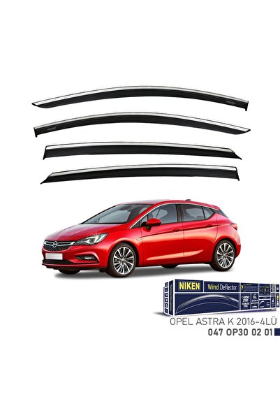 Niken Opel Astra K Niken Kromlu Cam Rüzgarlığı 4lü Set 2016 ve Üstü