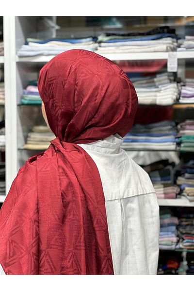 PİRAMİT Aura Logo Pattern Shawl