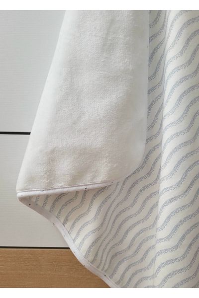 Alpar Tekstil Plush Welsoft Winter-Spring Double Sided Layer Girl-Boy Baby Blanket BLUE/STREIFE