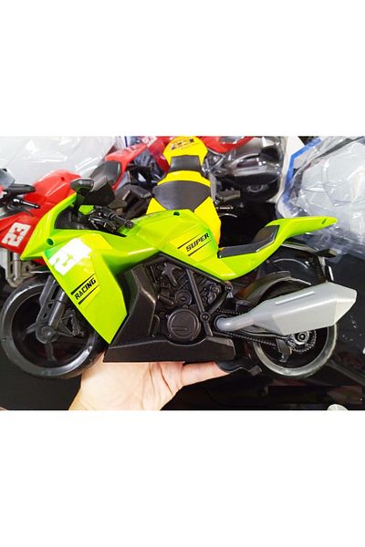 LRS STORE Men's Toy Race Motor - Large Size, Detailed Unbreakable Motorcycle