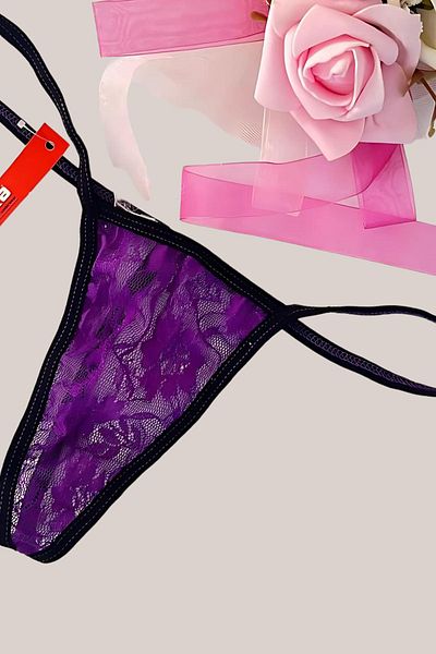 Tina Wear Chiloți din dantelă mov elastic elastic 86154