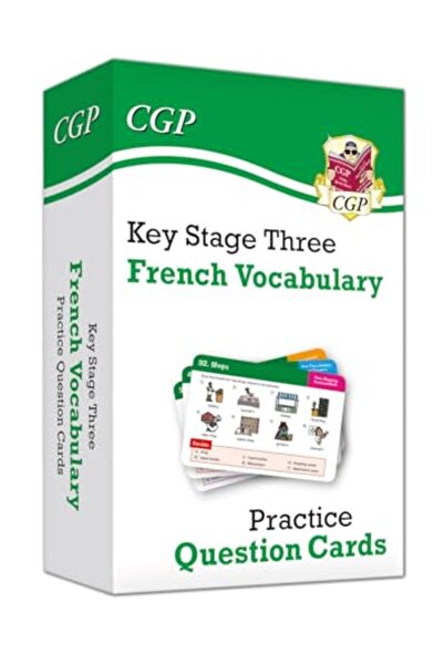 Coordination Group Publications Ltd CGP بطاقات أسئلة تدريبية لمفردات اللغة الفرنسية للصف الثالث الابتدائي