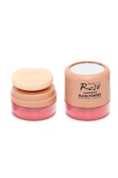 Roesıa Rose Cosmetics Rose Aynalı, Süngerli Toz Allık - Blush Powder