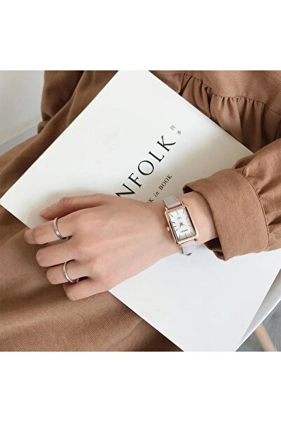 Toz Vintage Aventra Bej Vintage Retro Saat