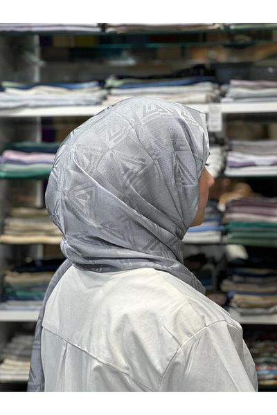PİRAMİT Aura Logo Pattern Shawl