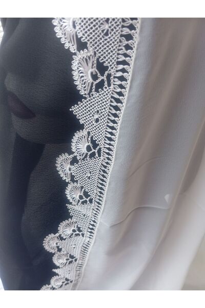 NUMİSTORE Needlepointed White Color Prayer Cloth