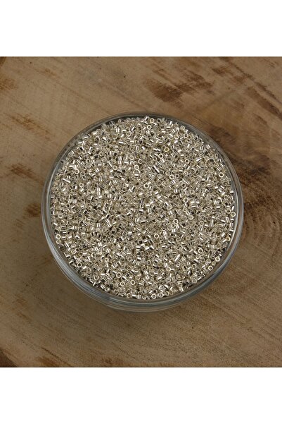 Prestij Boncuk Sticlă de bomboane de prestigiu de culoare argintie strălucito...