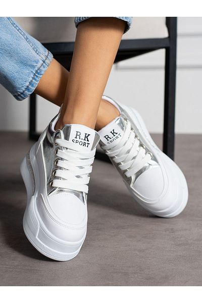 Alemdar Shoes Pantofi de damă - FEMİ Silver Stone Detaliat