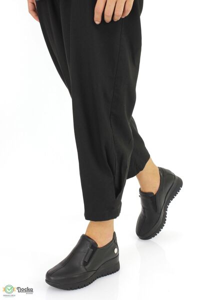 Mammamia Kadın Hakiki Deri Ortopedik Günlük Dolgu Topuk Ayakkabı M25/KA3570