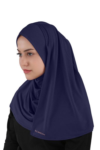 Ecardin Σάουρος από ύφασμα Navy Blue Sandy και σάλι Lycra - St 500