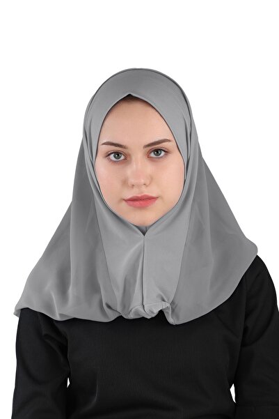 Ecardin شال شيفون ماري ساندي - St 550 رمادي غامق