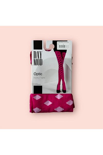 Daymod Set chiloți optici fucsia și albi