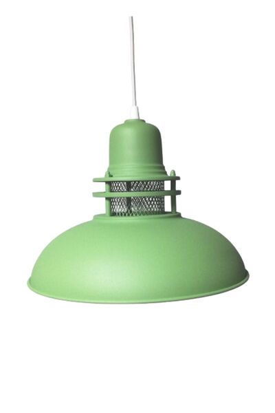 TEKAY AYDINLATMA Siyah Beyaz Kırmızı yeşil Metal Fener Avize Tekli Sarkıt Mutfak Çocuk Odası Genç Odası Salon Avize