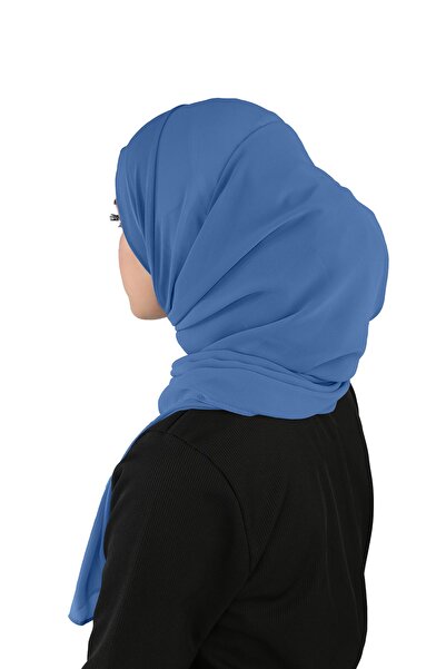 Ecardin Sandy Fabric Practical Ready Σάλι σιφόν - St 120 Denim Blue