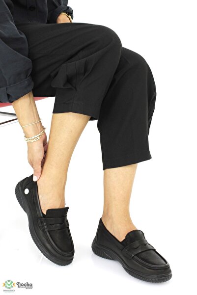 Mammamia Kadın Hakiki Deri Günlük Ortopedik Loafer Ayakkabı M25/KA3280