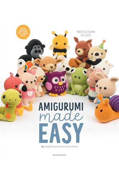 Çbs Amigurumi Made Easy 16 Straightforward Animal Crochet Patterns