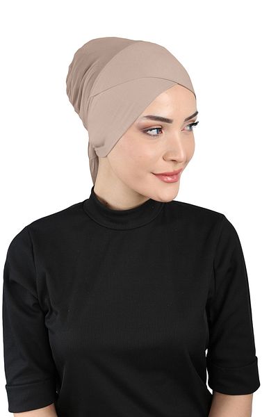 Ecardin Καπάκι κεφαλής Dark Mink Sports Laced Cross - St 048