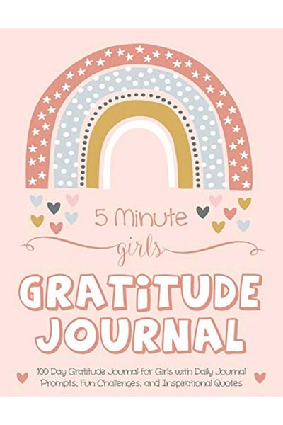 Ingram 5 Minute Girls Gratitude Journal 100 Day Gratitude Journal For Girls With Daily Journal Prompts Fu