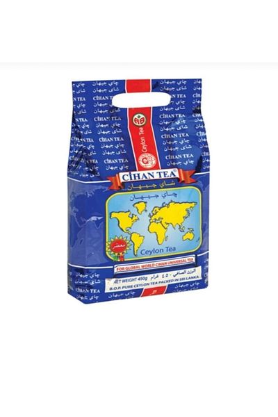 cihan tea 2 Pieces of 400 Gr Bergamot Flavored Black Seyllan Bulk Tea (Scented Tea)