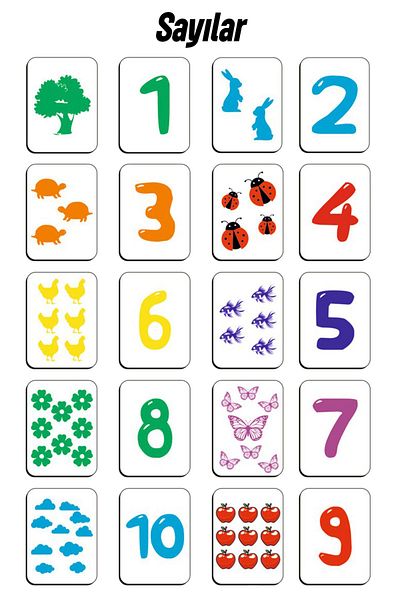kutuTR Wooden Educational Puzzle Toy - 52 Pieces Memory and Intelligence Cards Matching Game Set of 3