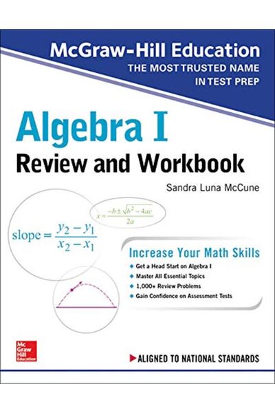 Mcgraw-Hill Mcgrawhill Education Algebra I Review And Workbook