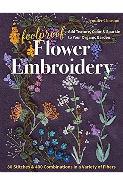 Bookazine تطريز الزهور بدون أخطاء 80 غرزة و400 تركيبة في مجموعة متنوعة من الأ...