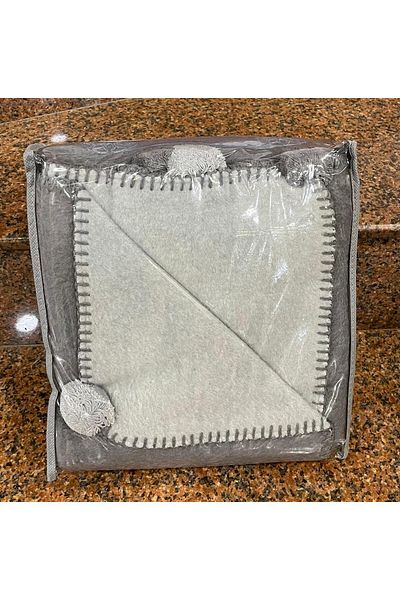 Özdilek Cotton and Pompom Baby Blanket - Özdilek Design