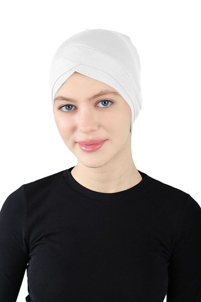 Ecardin White Comfortable Crossbody Bonnet - St 060