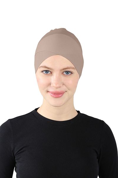 Ecardin St 370 Dark Mink - Thin Parisian Seamless Cross Bonnet